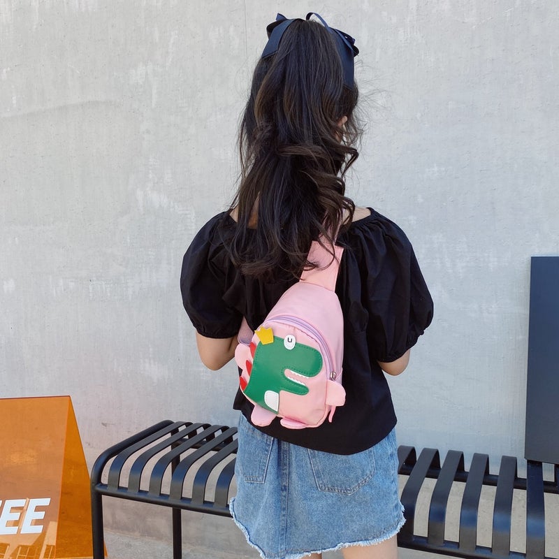 Kids Nylon Dinosaur Crossbody Bag - Image 3