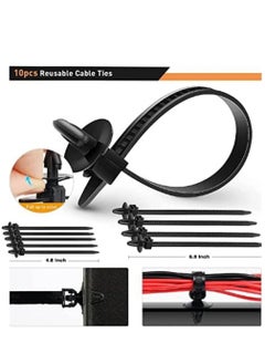 Cool Baby COOLBABY 725PCS Automotive Bracket Clamps And Automotive Fasteners Category-23 Most Popular Sizes Nylon Bumper Fender Rivet 10 Cable Ties And Fasteners For Toyota GM Ford Honda Chevrolet  - Image 4