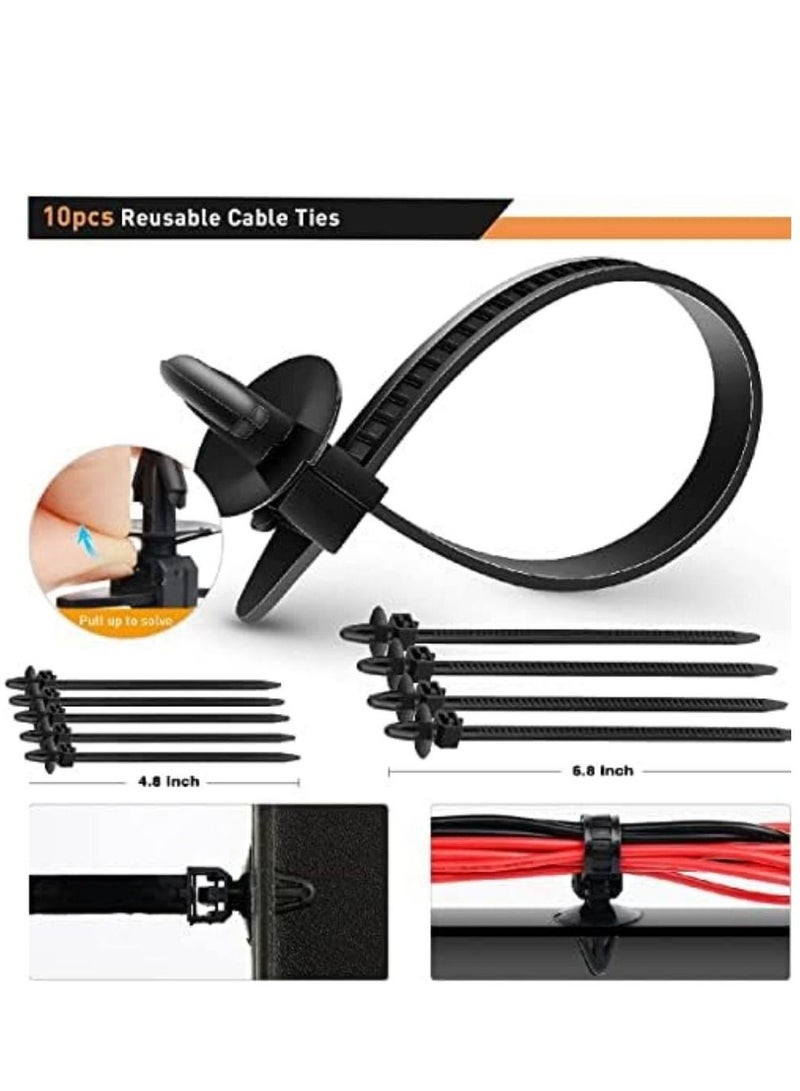 Cool Baby COOLBABY 725PCS Automotive Bracket Clamps And Automotive Fasteners Category-23 Most Popular Sizes Nylon Bumper Fender Rivet 10 Cable Ties And Fasteners For Toyota GM Ford Honda Chevrolet - Image 4