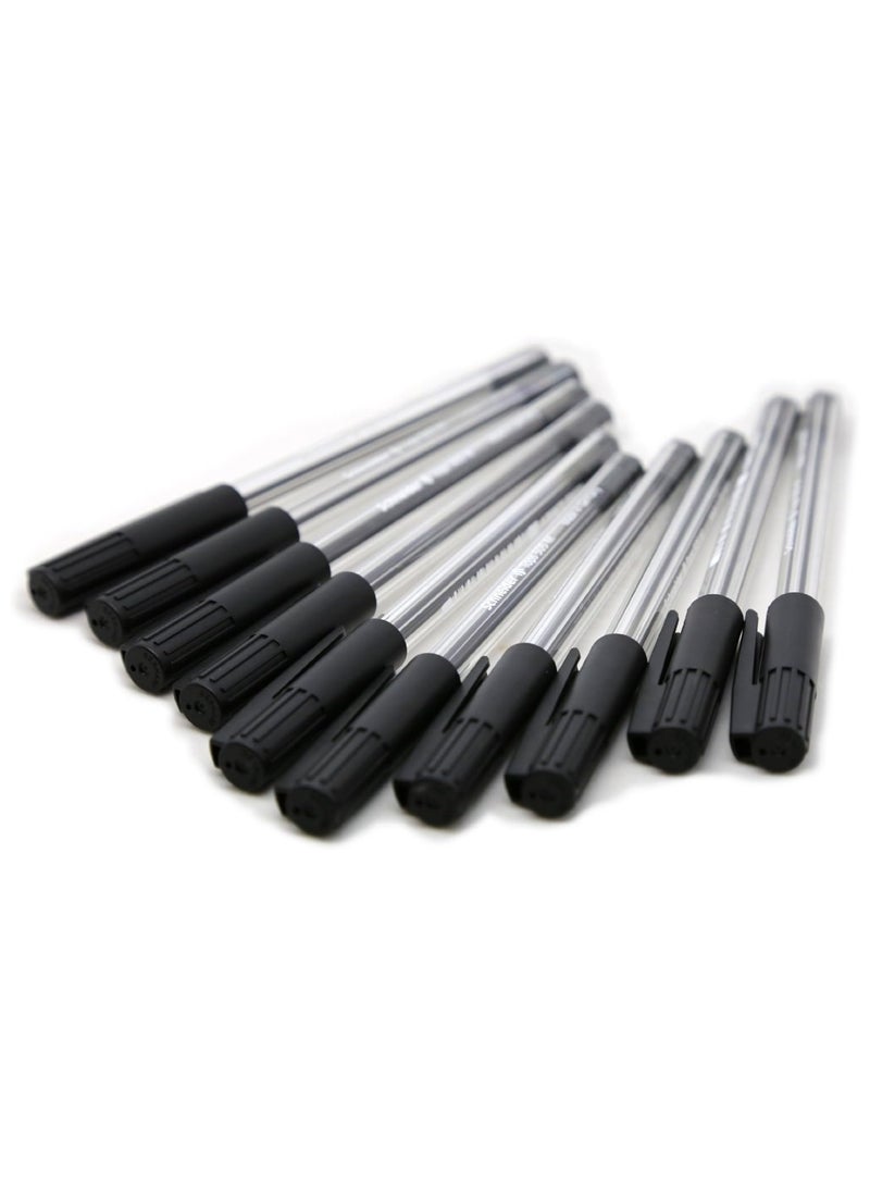 Schneider قلم حبر جاف أسود 505 بسن متوسط 50 قطعة - Image 3