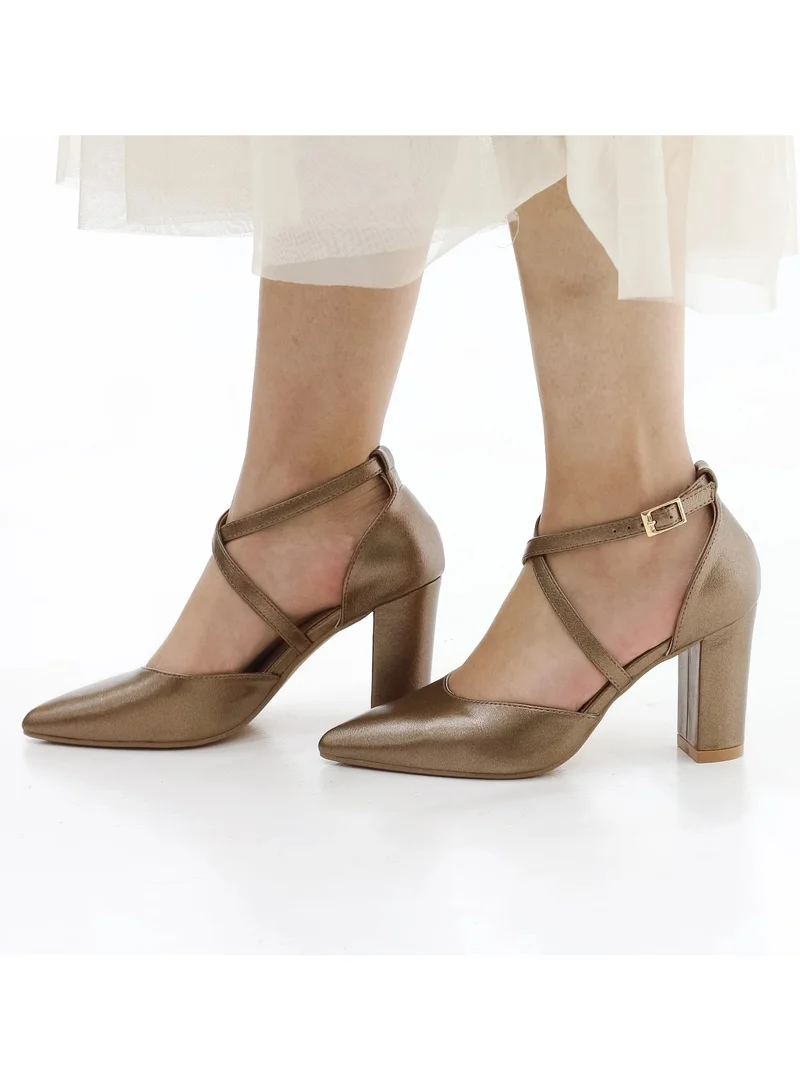 Lamaraparis  FOMO BLOCK 8.5 CM HEEL OPEN WAIST CROSS OVER BELTS for Women | Best Price UAE