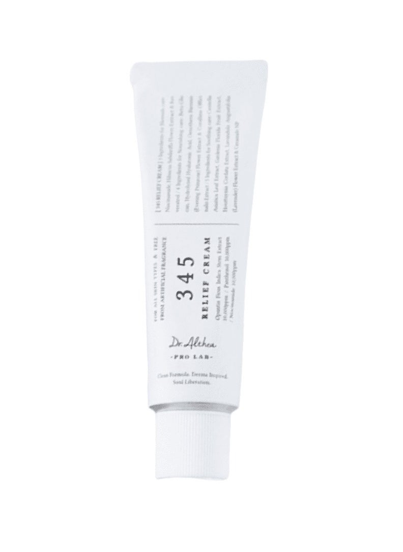 دي آر.ألثيا - كريم 345 المهدئ والمرطب من دكتور ألثيا , 50 مل كريم Dr. Althea 345 Relief Cream هو منتج مبتكر للعناية بالبشرة، مصمم خصيصًا لتهدئة وترطيب البشرة - Image 1