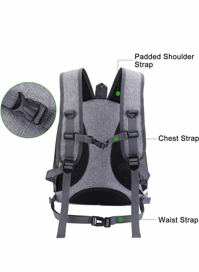 Excefore Pet Carrier Backpack for Small Dogs & Cats, Pet Puppy Travel Front Carrier Bag  - Image 3