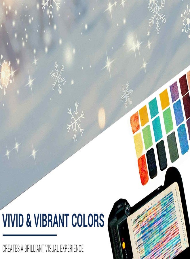 Allenjoy 7x5ft Winter Wonderland Photography Backdrop Christmas Glitter Bokeh Snowflakes Background for Kids Children Newborn Baby Shower Birthday Party Decor Banner Portrait Photo Booth Props - Image 4