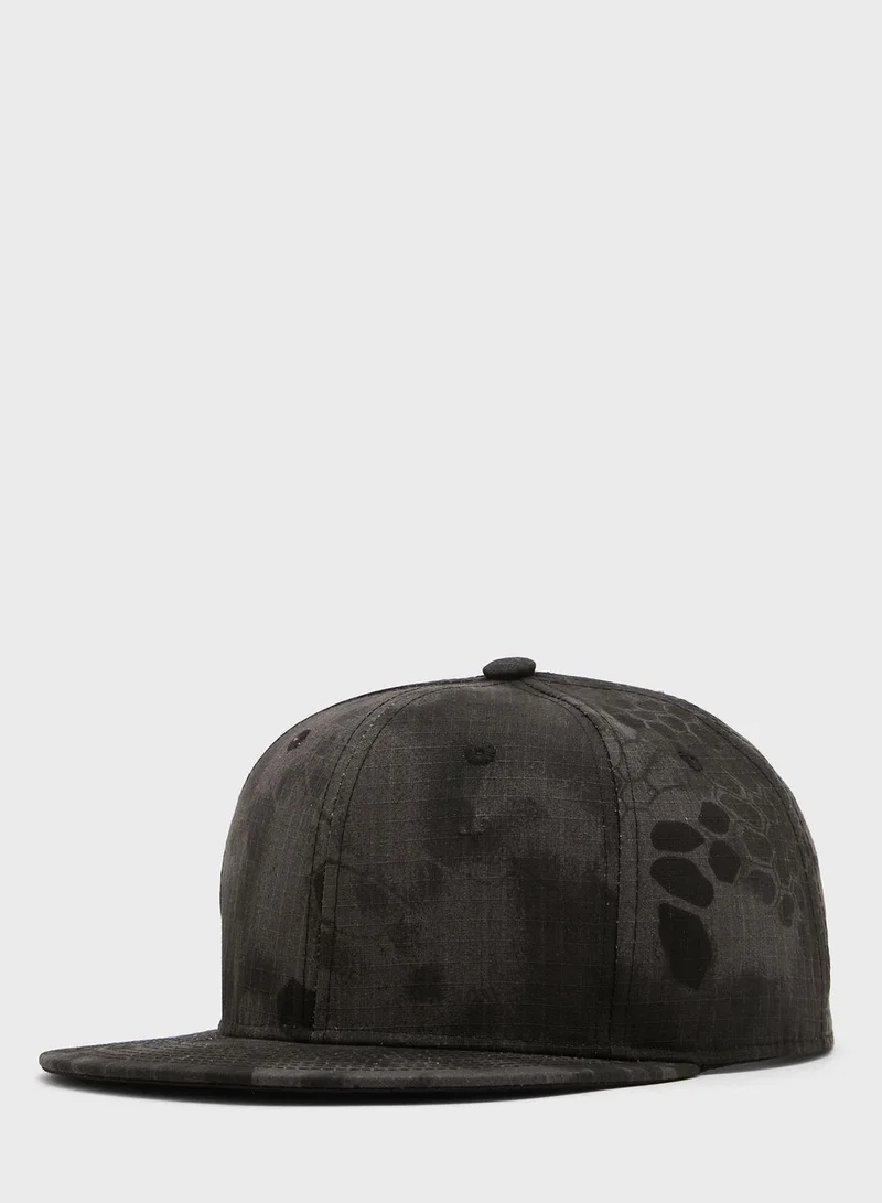 Seventy Five Printed Flat Peak B-Boy Cap
