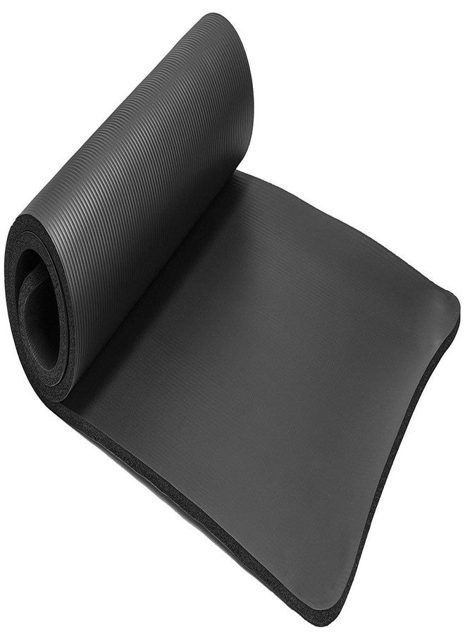 BAGILO Foam Yoga Mat | Extra Thick Exercise Mat with Carry Strap for Home Gym & Outdoor Workout for Men & Women - Image 1