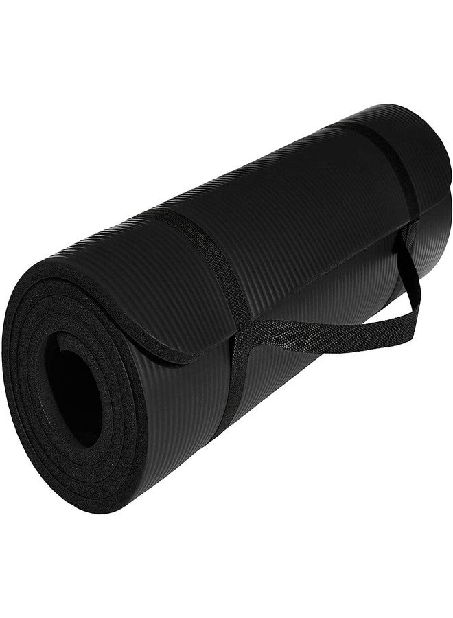 BAGILO Foam Yoga Mat | Extra Thick Exercise Mat with Carry Strap for Home Gym & Outdoor Workout for Men & Women - Image 2