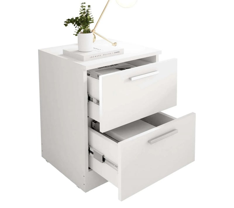 Furniture Store Modern MDF nightstand - Height 50 cm - Width 40 cm - Depth 32 cm, from Furniture Store. - Image 3