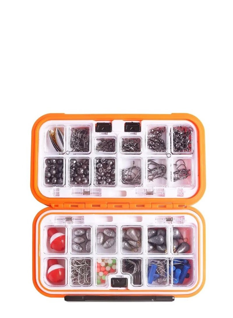 Y&D Tackle Box Waterproof Portable Organizer With Storing Set Plastic Storage - Mini Utility Lures Fishing Box, Small Containers (2-Piece) - Image 2