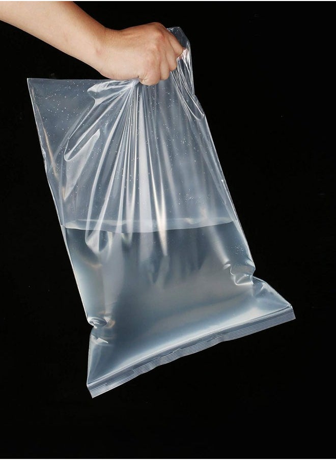 HAWAWA - Clear Plastic Reclosable Zip Bags 4x5.5cm (200 count), Poly Baggies with Resealable Zip Top Lock for Small Business Storage, Packaging & Shipping - Image 1