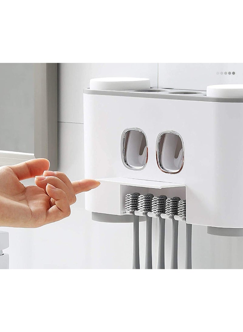 Alissa Toothbrush Rack Placement Rack Drill-free Toothbrush Cup Rack Bathroom Home  - Image 1