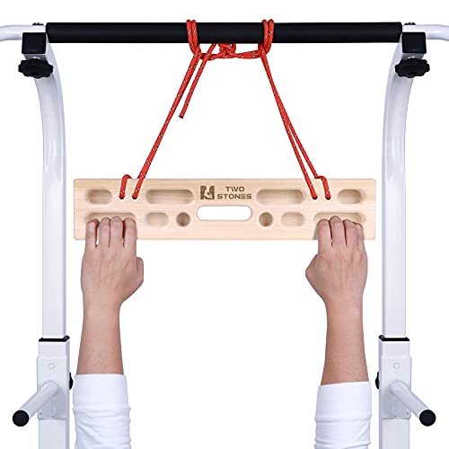 Two Stones Portable Hangboard | Rock Climbing Hangboard | Hang Board for Climbing | Rock Climbing Gifts for Rock Climbers for Climbers | Bouldering Gifts - Image 1