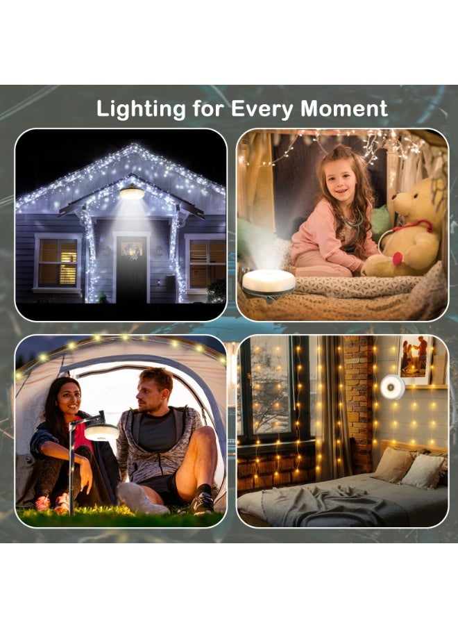 Camping String Lights - 4 in 1 Outdoor Lantern With 8 Lighting Modes (32.8Ft)