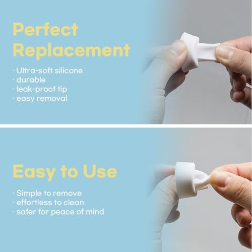 CubCare Flange Inserts for Spectra, Spectra Replacement Pump Parts for S1/S2/9 Plus, Not Original Accessories, Breast Pump Parts Include 2-Pack 19MM Flanges and 4-Pack Duckbill Valves - Image 4