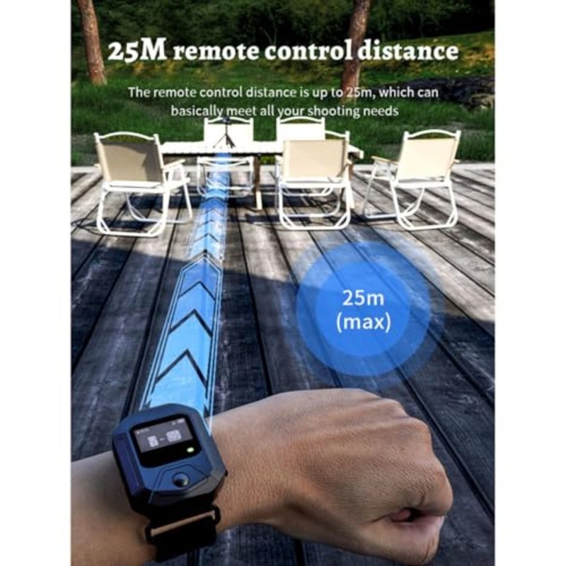 جهاز التحكم عن بعد الذكي GPS لجهاز Insta360 X4/ACE Pro/GO 3، وحدة تحكم كاميرا الحركة بلوتوث مع شاشة، تراكب بيانات التحكم متعدد الكاميرات لمدونات الفيديو، ورياضات السيارات - Image 4