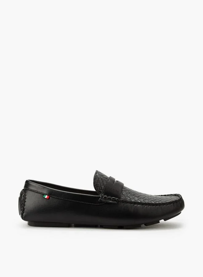 Renzo Ruganni BLACK Men Slip-On Loafers for Men | Best Price UAE