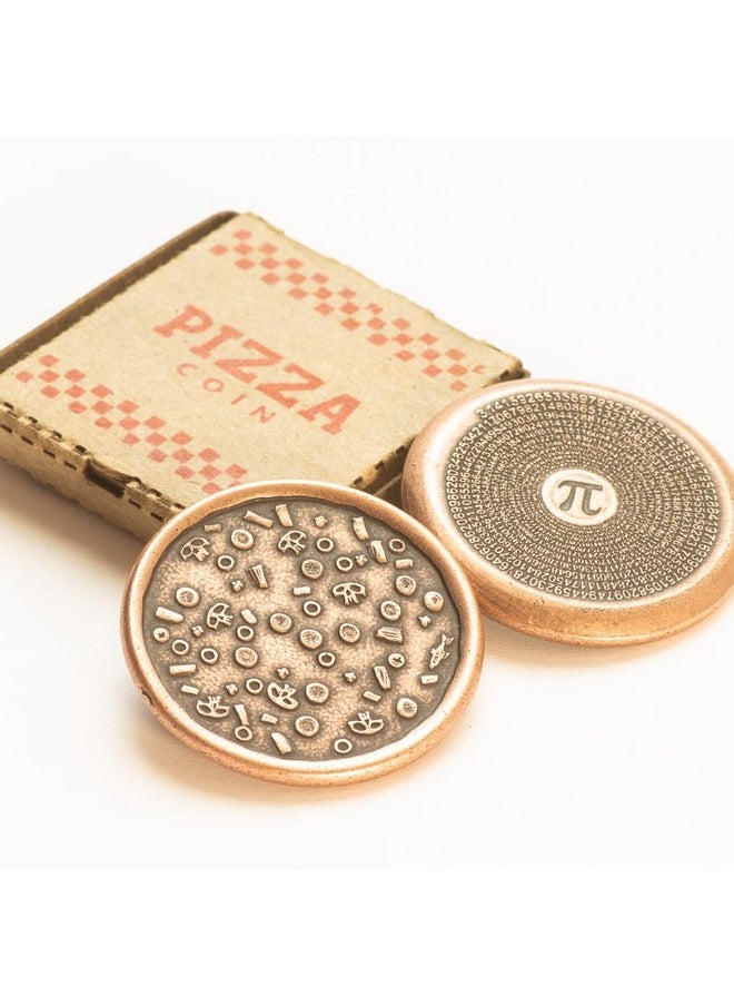 Shire Post Mint Shire Post Mint Pizza Pi Coin in Copper with Tiny Pizza Box  - Image 1