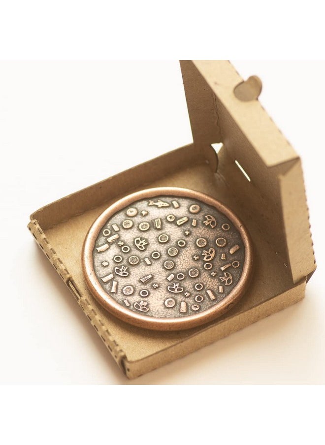 Shire Post Mint Shire Post Mint Pizza Pi Coin in Copper with Tiny Pizza Box  - Image 4