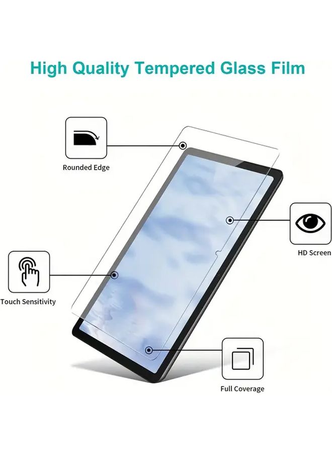 2 Pack Samsung Galaxy Tab S6 Lite 9H Tempered Glass Screen Protector HD Clear - Image 4