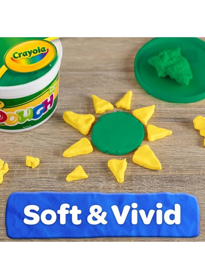 Crayola Modeling Dough, Green, Bulk Classroom & Art Supplies for Kids, 3lb, Resealable Bucket - Image 5