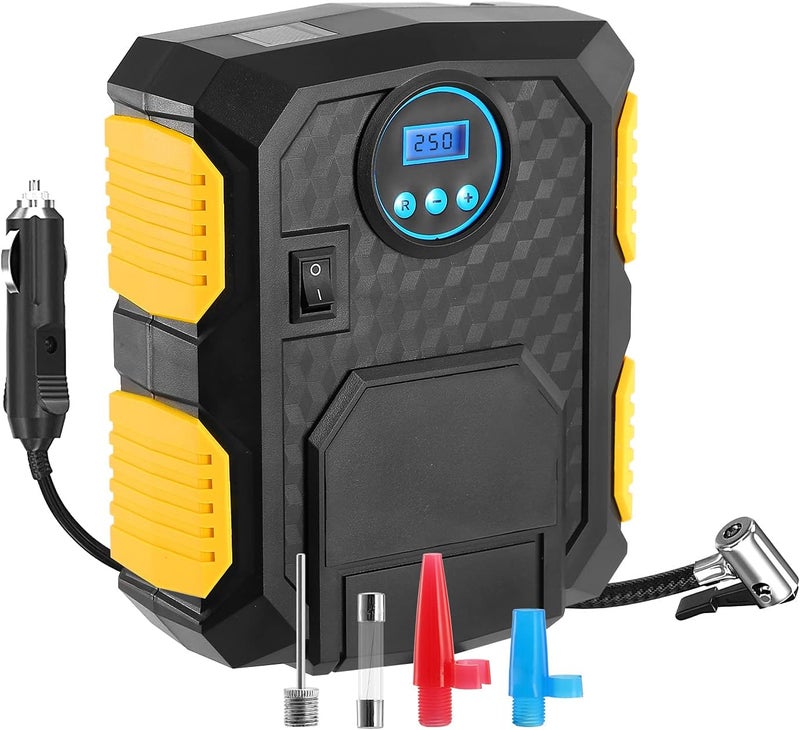iMounTEK Portable Air Compressor Pump, Tire Inflator, 12V DC, 120W, 150PSI - Image 1