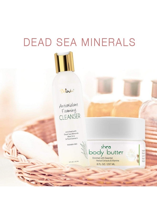 Deluvia Antioxidant Foaming Daily Facial Cleanser & Face Wash Hydrating Gentle Face Cleanser For Sensitive & Dry Skin Moisturizing Face Wash For Women & Men Face Wash For Teens & Kids. (8 Fl Oz) - Image 5