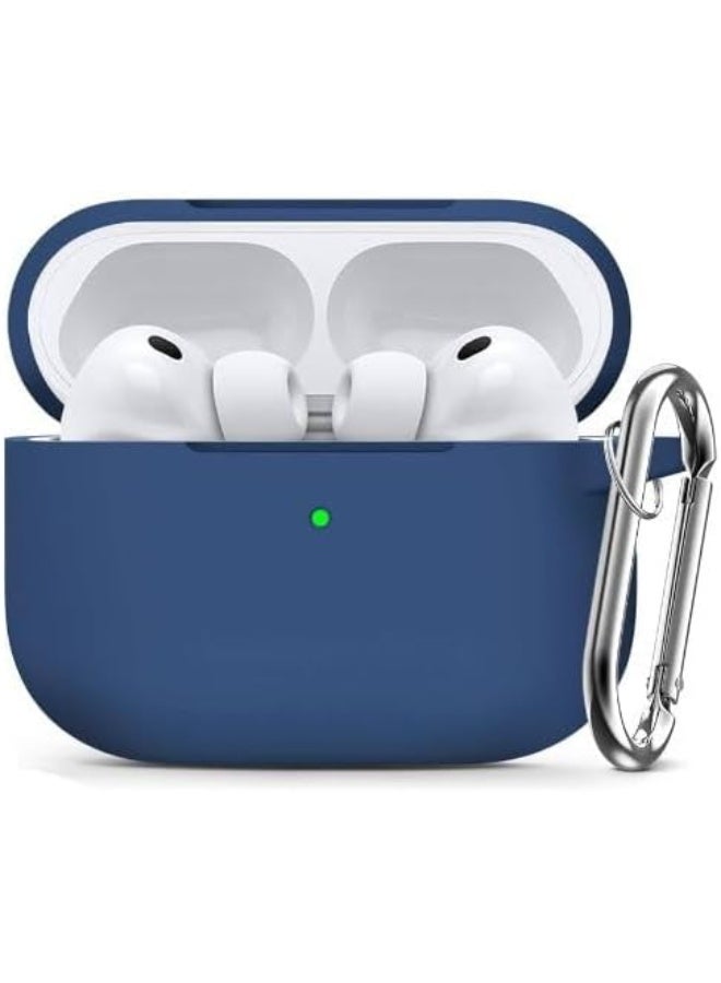 Compatible with AirPods Pro 3 Case, Airpod Pro 3rd Generation Silicone Protective Shockproof Headphone Cover (Compatible Support Wireless Charging) (Blue) - Image 1