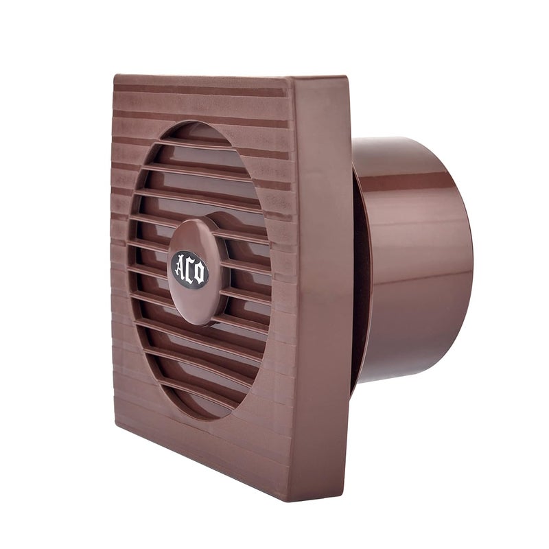 ACO Ventilating Exhaust Fan 10AP for Home Bathroom and Kitchen 100mm 100 Copper Motor Brown - Image 2