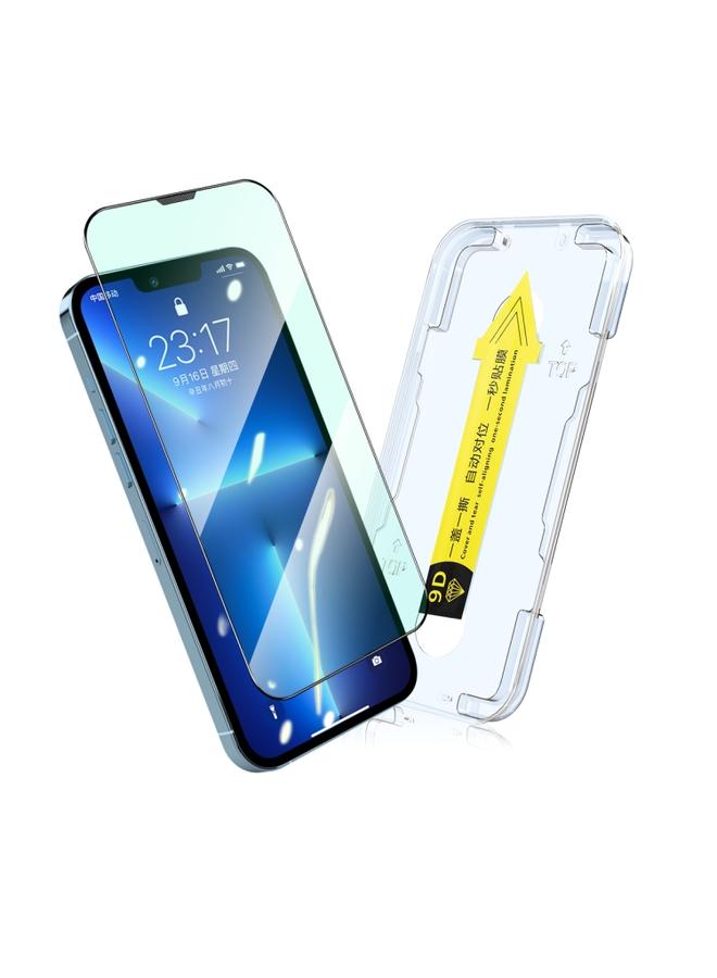 Green Tiger iPhone 13 Pro Max ENKAY Quick Stick Eye protection Tempered Glass Film - Image 1