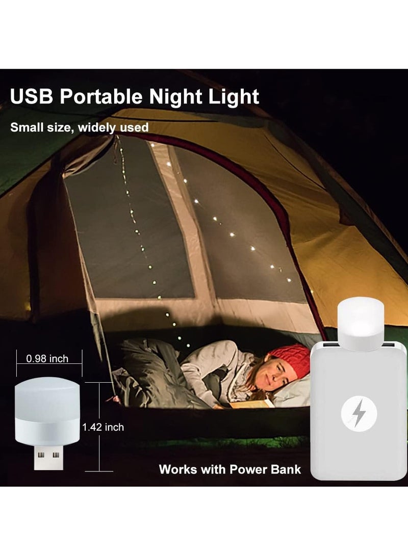 مصباح LED أبيض ساطع ، مصباح LED صغير للاستخدام المنزلي والتخييم داخل السيارة، تيار مستمر 5 فولت، 1 وات، 3 قطع - Image 3