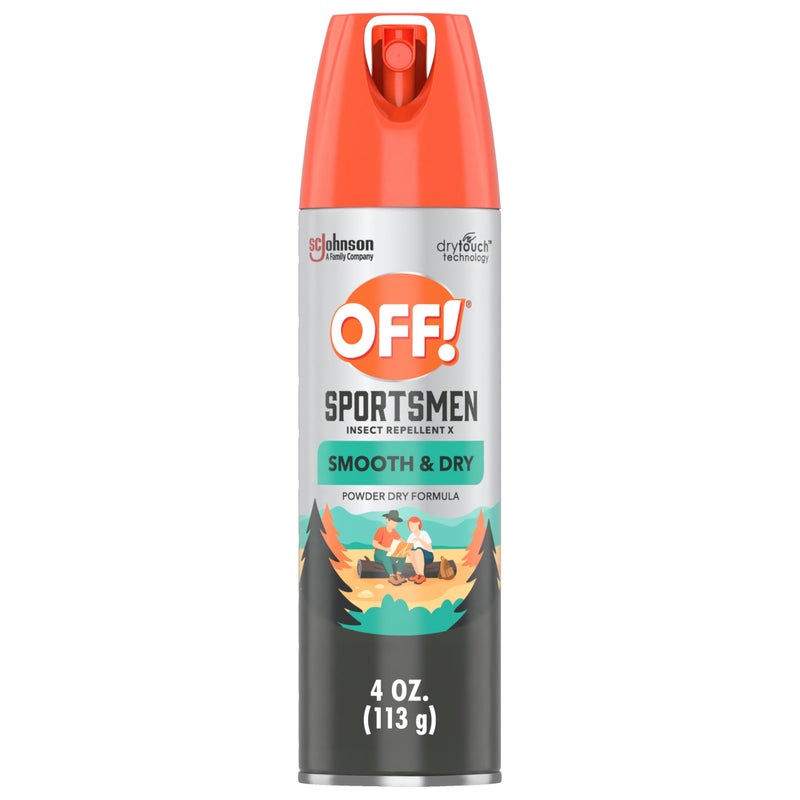 OFF! FamilyCare Insect & Mosquito Repellent Aerosol, Smooth and Dry Formula Bug Spray, Provides up to 6 Hours of Protection, 4 oz - Image 1