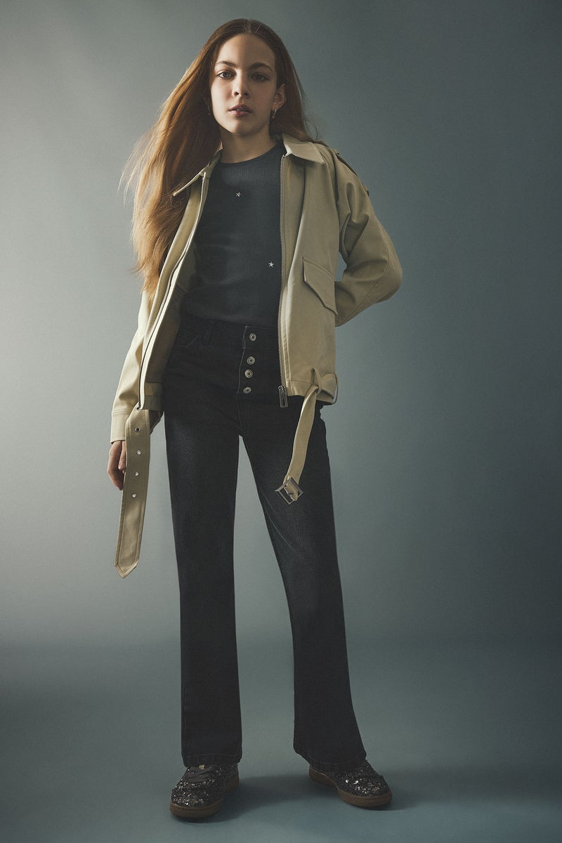 DeFacto Black Girl Girl Wide Leg Jeans Casual - Image 1