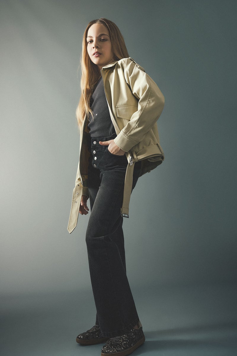 DeFacto Black Girl Girl Wide Leg Jeans Casual - Image 2