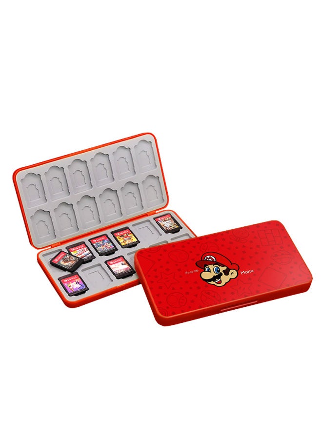 general Digital Computer/game Console Protective Case Durable Pu Leather Shell Shockproof Dustproof Waterproof Non-slip-Product Color:Mario Avatar - Image 1