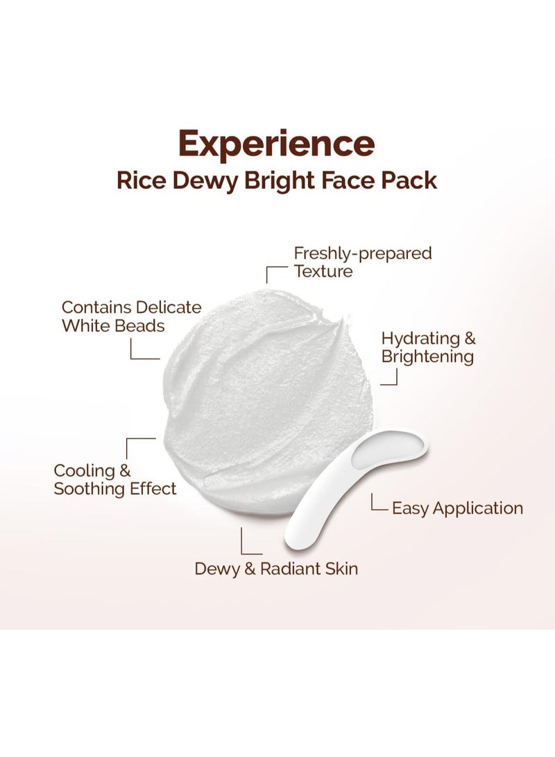 Mamaearth Mamaearth Rice Dewy Bright Face Pack with Rice Water & Niacinamide For Glass Skin 200g - Image 5