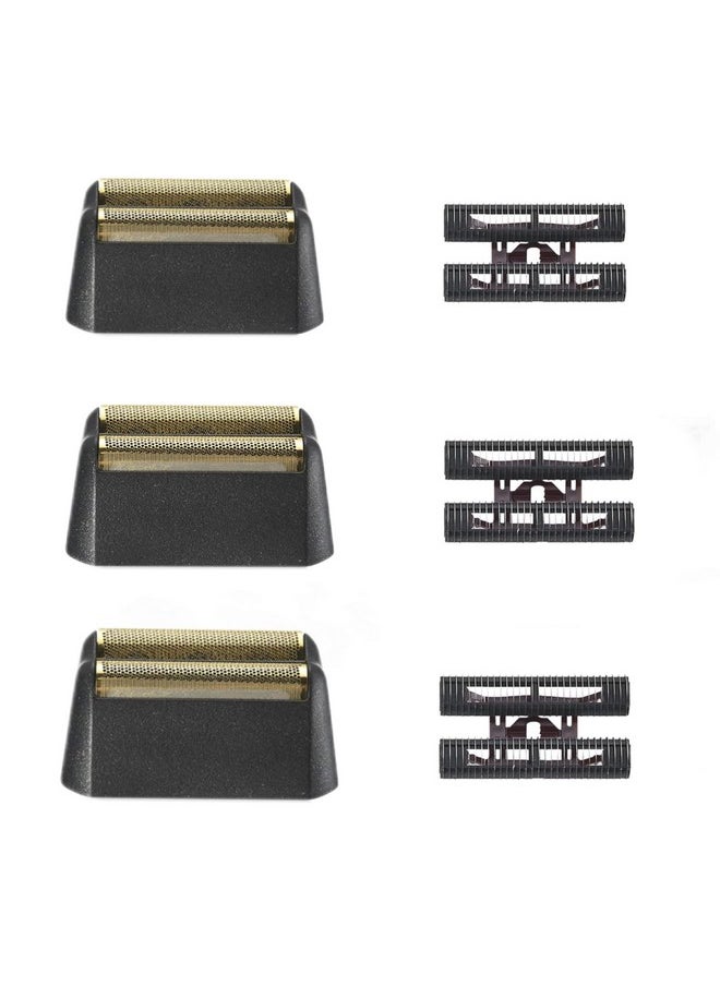 colorski 3 Pack Professional Shaver Shaper Replacement Super Close Gold Foil And Cutter Bar Assembly, Super Close Shaving For Professional Barbers And Stylists,Compatible With Wahl 5  - Image 1