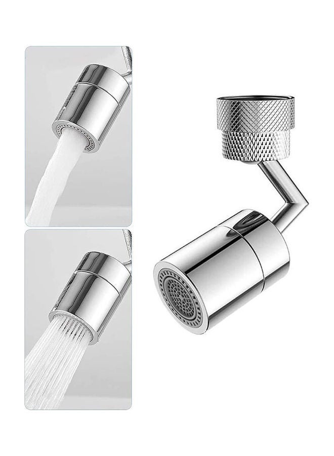 NIBEMINENT 720 Degree Swivel Sink Faucet Aerator Silver 9x2.5x2.5cm  - Image 1