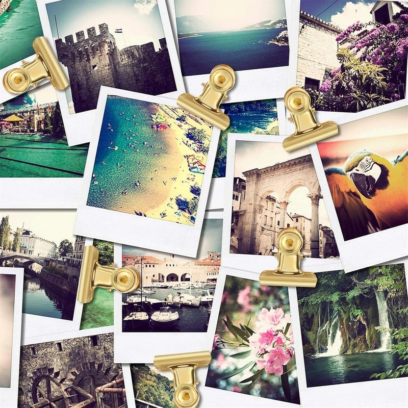 X spring Push Pins Clips, 20 Pcs Cork Board Tacks, Clips For Cork Board Photos, Thumb Tacks With Clips, Push Pins For Documents Bulletin Board, No Holes For The Paper - Image 4