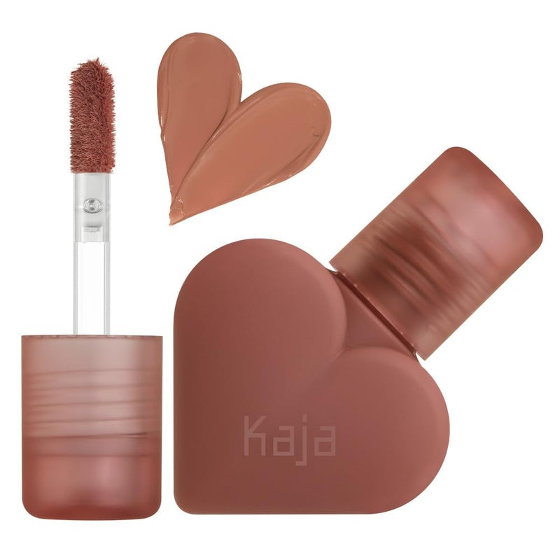 Kaja Lip Mousse - Love Swipe 03 Everygirl | with Raspberry Seed Oil and Vitamin E, Buildable, Blendable, Moisturizing, Velvet Finish, Weightless Texture, Deep Shades, 0.22 Oz - Image 1