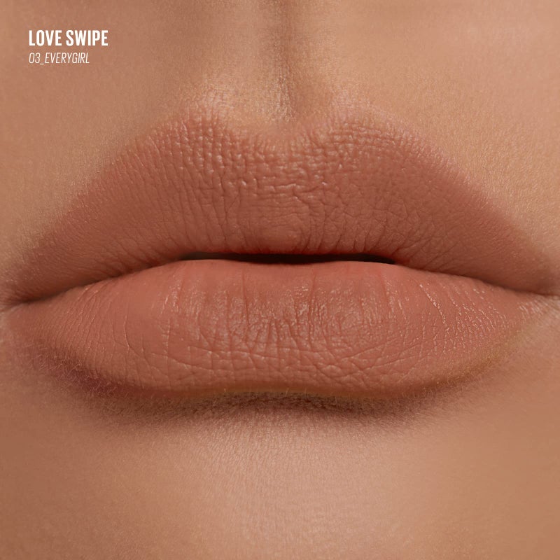 Kaja Lip Mousse - Love Swipe 03 Everygirl | with Raspberry Seed Oil and Vitamin E, Buildable, Blendable, Moisturizing, Velvet Finish, Weightless Texture, Deep Shades, 0.22 Oz - Image 2