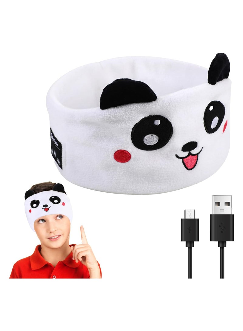 GUDOO سماعات رأس للأطفال بحزام رأس لاسلكية، سماعات رأس بحزام فوق الأذن، مع سماعات رقيقة وحزام رأس فائق النعومة، وأسلاك خالية من التشابك - Image 1