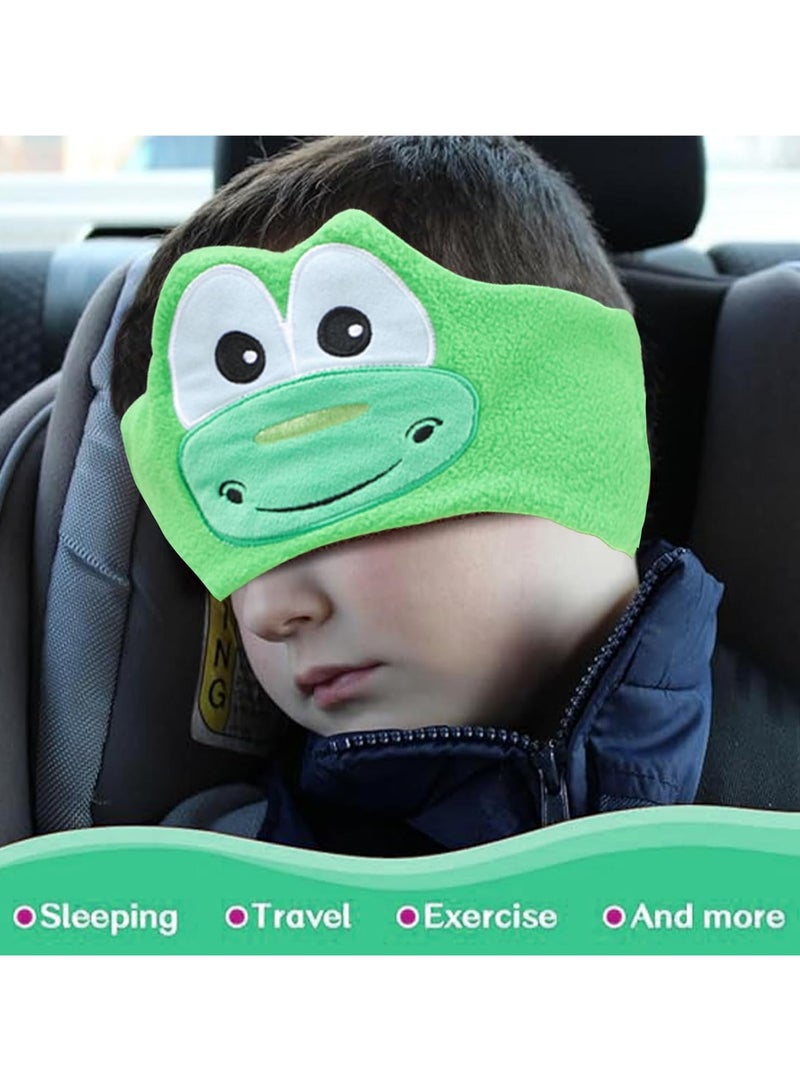 GUDOO سماعات رأس للأطفال بحزام رأس لاسلكية، سماعات رأس بحزام فوق الأذن، مع سماعات رقيقة وحزام رأس فائق النعومة، وأسلاك خالية من التشابك - Image 3