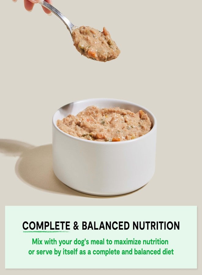 Open Farm طعام الكلاب الرطب من أوبن فارم روستيك ستيوز، خالٍ من الحبوب، كامل ومتوازن بمكونات صالحة للاستهلاك البشري، لحم وعظام من حيوانات تربى بطريقة إنسانية، وصفة دجاج وسمك سلمون، عبوات 12.5 أونصة (كرتونة من 12 عبوة) - Image 2