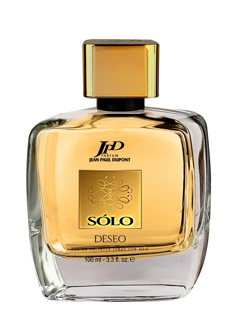Jean Paul Dupont Solo Deseo Eau de Toilette For Men 100ml  - Image 1