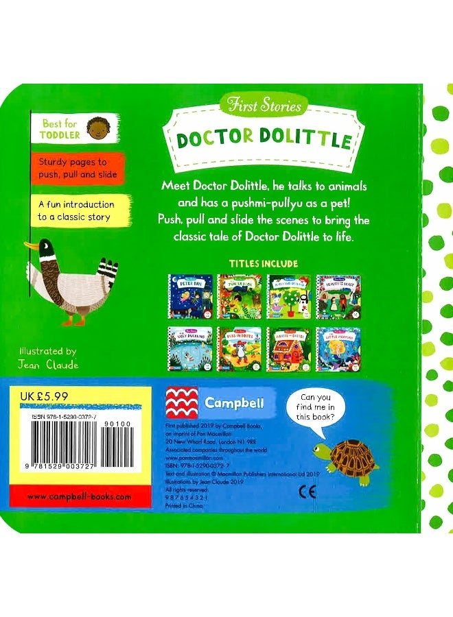 Campbell First Stories: Doctor Dolittle (Push Pull Slide)  - Image 2