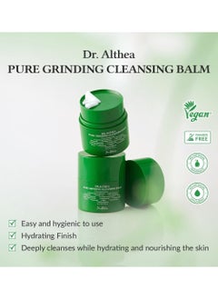 Dr.althea Pure Grinding Cleansing Balm Gentle Vegan Makeup Remover with Madecassoside Non-Greasy Sorbet Texture for All Skin Types Soothing Korean Skincare 1.69 Fl Oz  - Image 5