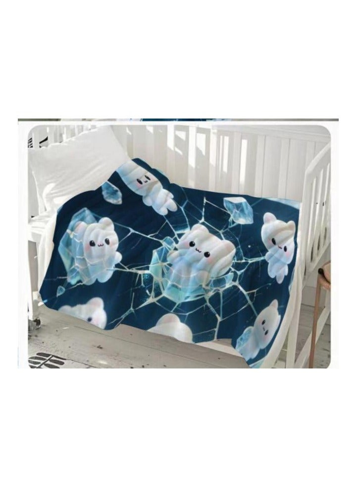 general Flannel thin blanket (warm and comfortable, suitable for sleep, gaming, dust removal and sandproof) 150cm*200cm - 1127 - Image 3