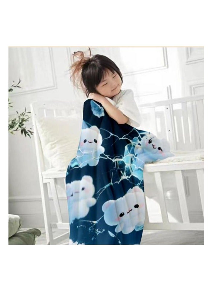 general Flannel thin blanket (warm and comfortable, suitable for sleep, gaming, dust removal and sandproof) 150cm*200cm - 1127 - Image 4