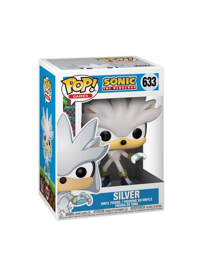 Funko Popgames: Sonic 30Th Anniversary Silver The Hedgehog Vinyl Figure 3.75 Inches - Image 3