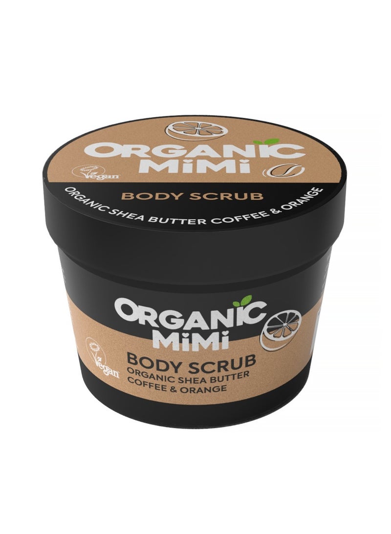 Organic Mimi Coffee & Orange Body Scrub 120g - Image 1